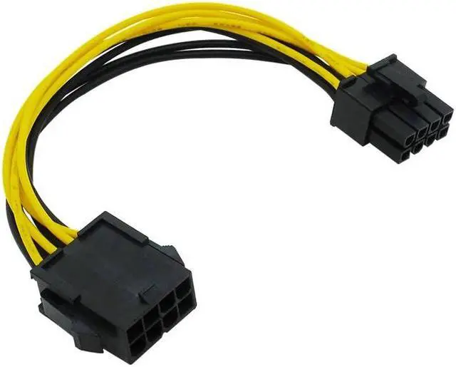 Main image of PCIe 6pin to 6 2 pin PCI 8pin Adapter Splitter Power Extension Cable,Power Supply PCI-e 6-pin to 8-pin for PCI E-xpress GPU Video(CPU 8P to 8P)