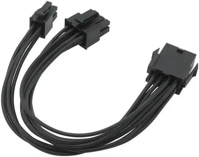 Alt view image 5 of 5 - CPU 8Pin Female to CPU 8Pin ATX 4Pin Male Power Supply Converter Adapter Cable(20CM)