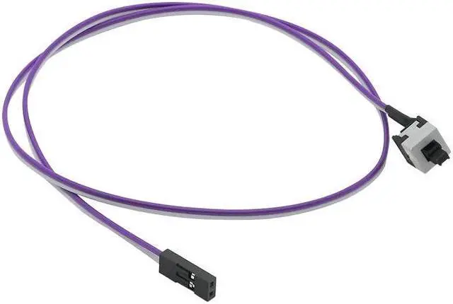 Alt view image 2 of 6 - 1pcs Computer Motherboard Power Cable Switch Push Button Switch On/Off/Reset Button Replacement Power Momentary Connector Cable