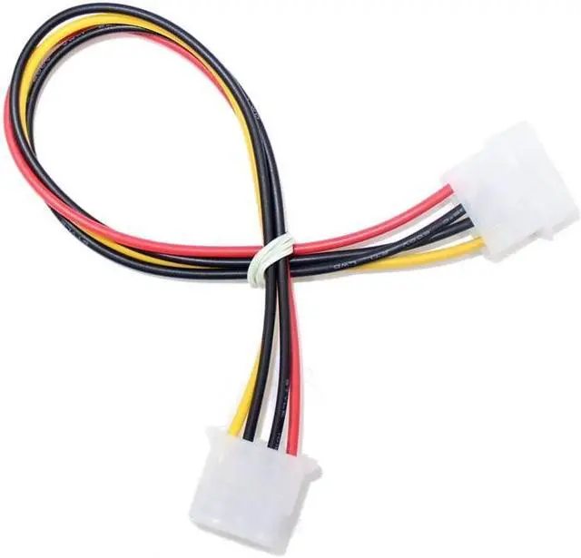 Alt view image 3 of 3 - 1pcs 30cm Computer Power Supply IDE M-olex 4-pin Male Female Extension Power Cable Pure Copper Wire Core Cable 5.08mm Pitch