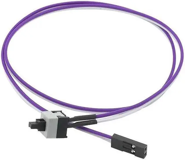 Alt view image 6 of 6 - 5PCS Reset Motherboard Cable Desktop Computer PC Case Power Button SW Switch Power Cord Cable Re-start Switch Cable for Mining(50cm)