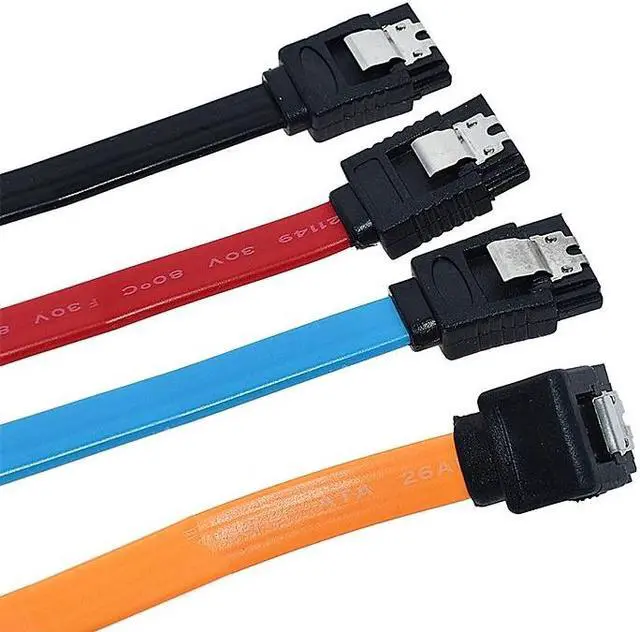 Alt view image 3 of 6 - SATA Cable 3.0 to Hard Disk SSD adapter HDD cable Straight 90 Degree Sata Cable for Asus MSI Gigabyte Motherboard Cable Sata(Black 3.0 50CM1)