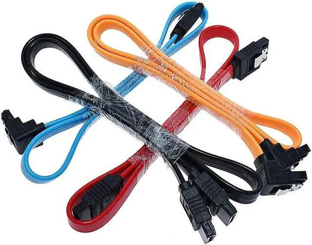 Alt view image 6 of 6 - SATA Cable 3.0 to Hard Disk SSD adapter HDD cable Straight 90 Degree Sata Cable for Asus MSI Gigabyte Motherboard Cable Sata(Black 3.0 50CM1)