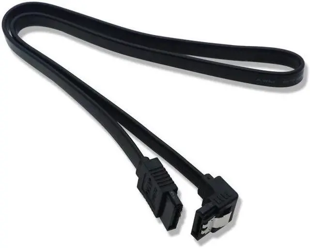 Alt view image 3 of 6 - 40CM Super Speed Straight 90 Right Angle SATA 3.0 Cable 6GB/s SATA III Cable Flat Data Cord for HDD SSD Wholesale(Black)