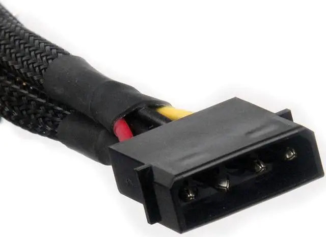 Alt view image 6 of 6 - 4 Pin Male IDE Molex to Dual 15Pin Female SATA Power Splitter Converter Adapter Cable Hard Drive HDD SSD Extension Cable
