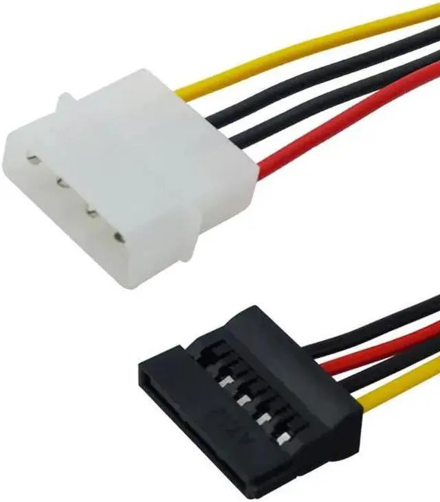 Main image of 1-Pcs 4 Pin  SATA to Molex Power Cable Adapter Extension Cable Connectors 20CB