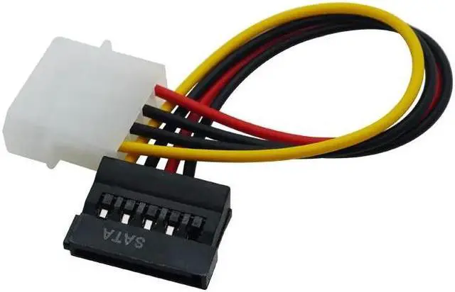 Alt view image 4 of 5 - 1-Pcs 4 Pin  SATA to Molex Power Cable Adapter Extension Cable Connectors 20CB