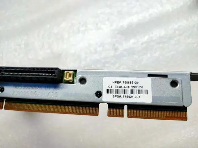 Alt view image 5 of 6 - Montaje de soporte elevador PCI 750685-001 para servidor ProLiant DL360 G9
