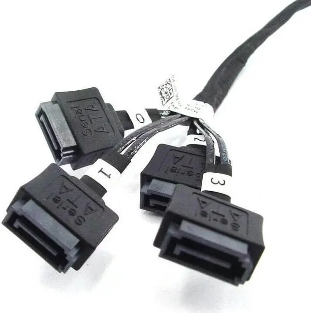 Alt view image 2 of 5 - para Precision T5820 T7820 Mini SAS SFF-8643 a 4 SATA 7pin HDD Disco Duro servidor Raid Cable K0WKF 0K0WKF