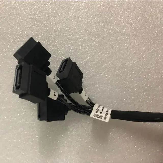Alt view image 4 of 5 - para Precision T5820 T7820 Mini SAS SFF-8643 a 4 SATA 7pin HDD Disco Duro servidor Raid Cable K0WKF 0K0WKF