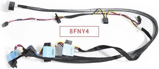 Alt view image 2 of 2 - EMC Poweredge T440 no Hot Plug Backplane 4 Bay Raid Card Cable de disco duro SAS Cable 8FNY4 08FNY4