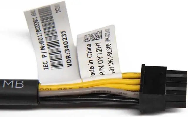 Alt view image 5 of 5 - Y12H1 0Y12H1 6Pin 8Pin BackPlane Cable de alimentación para PowerEdge R820