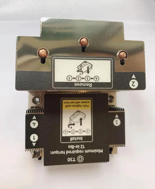 Alt view image 3 of 4 - 875071-001 873594-001 For Proliant DL380 Gen10 Server High Performance CPU Heatsink