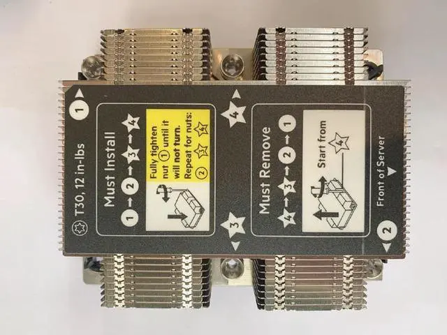 Alt view image 4 of 6 - 872452-001 1U Standard Heatsink For Proliant DL360 DL380 G10 Servers