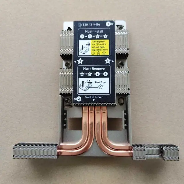 Alt view image 3 of 6 - 872453-001 873590-001 867651-001 High Performance CPU Heatsink For Proliant DL360 G10 Server