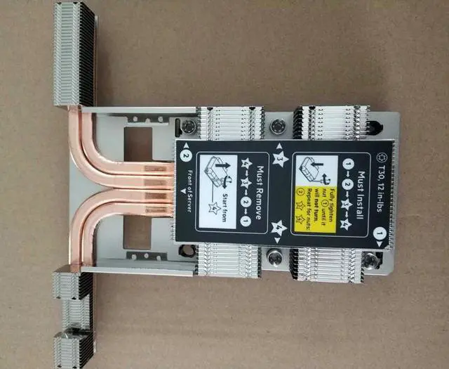 Alt view image 4 of 6 - 872453-001 873590-001 867651-001 High Performance CPU Heatsink For Proliant DL360 G10 Server