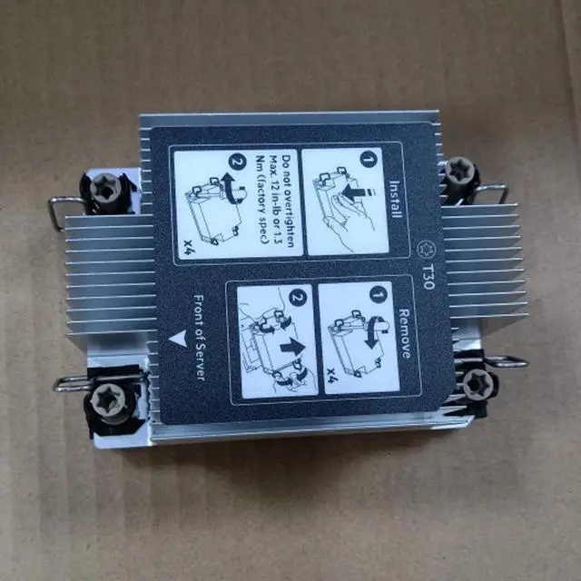 Alt view image 4 of 9 - For Proliant DL380 G10 Plus Server Standard Heatsink P26491-001 P14966-001 P14903-001