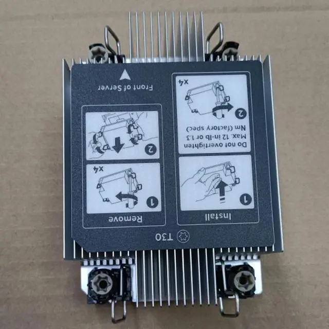 Alt view image 6 of 6 - For Proliant DL380 G10 Plus Standard Heatsink P26491-001 P14966-001 P14903-001 And Fan P21640-001 P23971-001 P22800-001