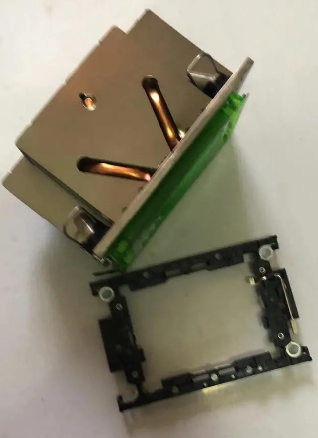 Alt view image 5 of 6 - For PowerEdge R750 R750XS Server CPU Cooler 2U Heatsink With Holder 08F34X 8F34X