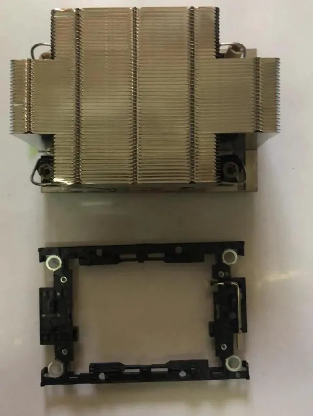 Alt view image 3 of 6 - For PowerEdge R750 R750XS Server CPU Cooler 2U Heatsink With Holder 08F34X 8F34X