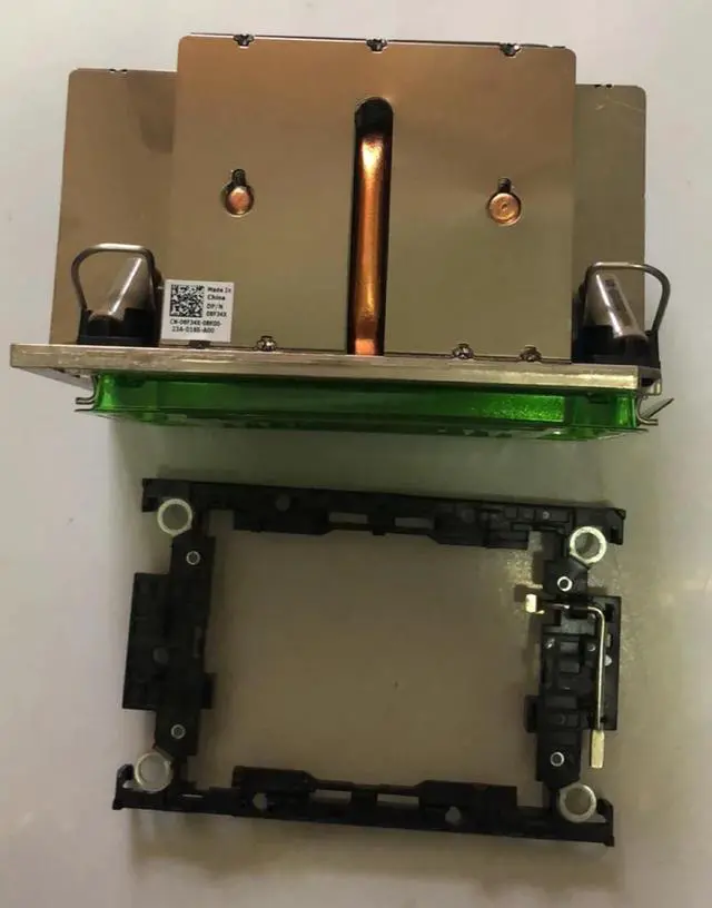 Alt view image 4 of 6 - For PowerEdge R750 R750XS Server CPU Cooler 2U Heatsink With Holder 08F34X 8F34X
