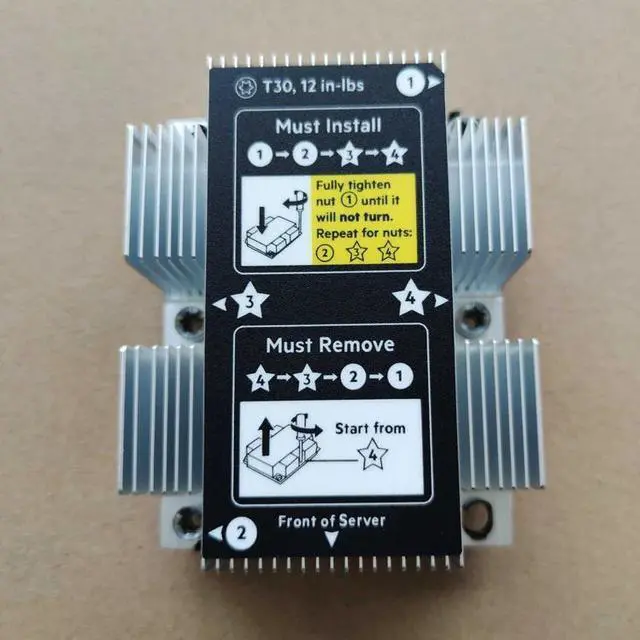 Alt view image 3 of 5 - 873592-001 875070-001 Heatsink For Proliant DL380 DL388 G10 Server