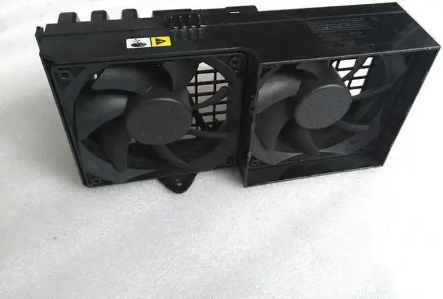 Alt view image 3 of 4 - For Precision T3500 T5500 Workstation Case Cooling Dual Fan Assembly 0HW856 HW856