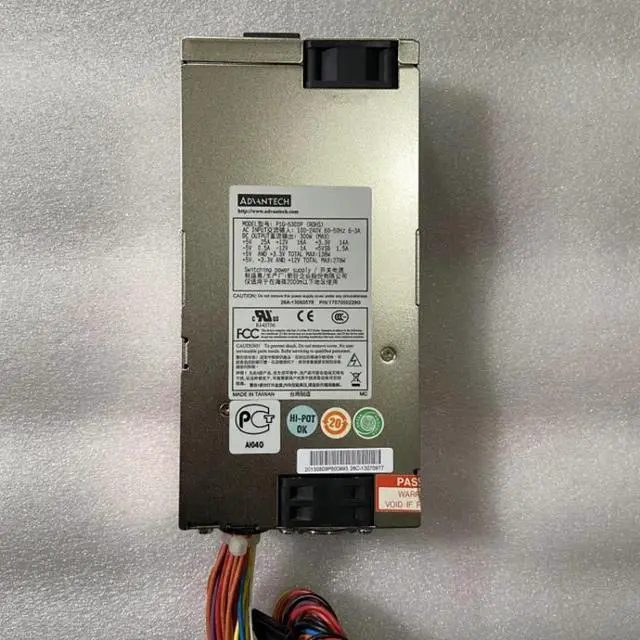 Alt view image 3 of 6 - Advantech P1G-6300P 300W Switching Power Supply Unit 1U EMACS PSU