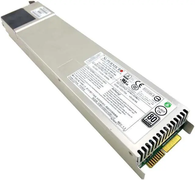 Alt view image 3 of 6 - PWS-920P-1R 920W 1U Redundant 80 Plus Platinum Power Supply PSU
