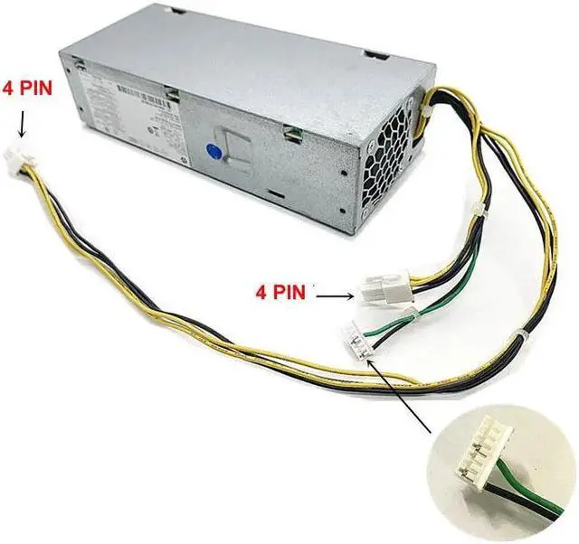 Alt view image 2 of 6 - Switching Power Supply D18-180P1A PA-1181-3HB PCH019 For ProDesk 281 G3 400 G5 Slimline Desktop 180W