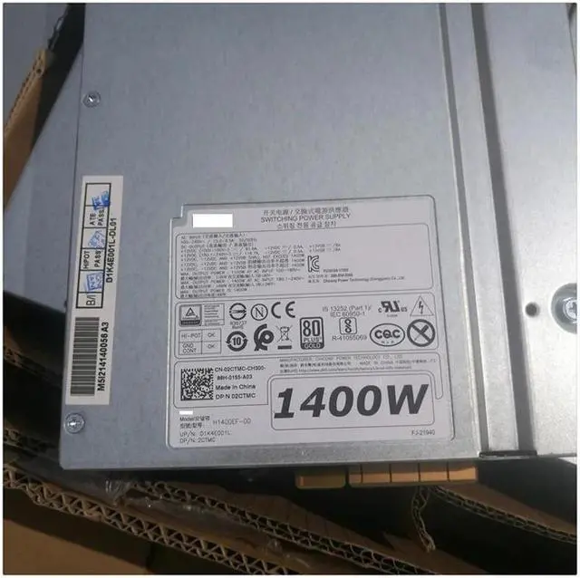 Alt view image 5 of 6 - PSU For Precision T7920 Workstation 1400W Power Supply H1400EF-00 2CTMC 02CTMC