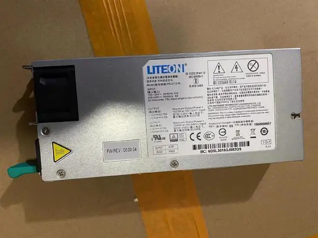 Alt view image 5 of 5 - 1200W Server Power Supply For PowerEdge C6100 C6220 C6220I SD330 PS-2112-5L