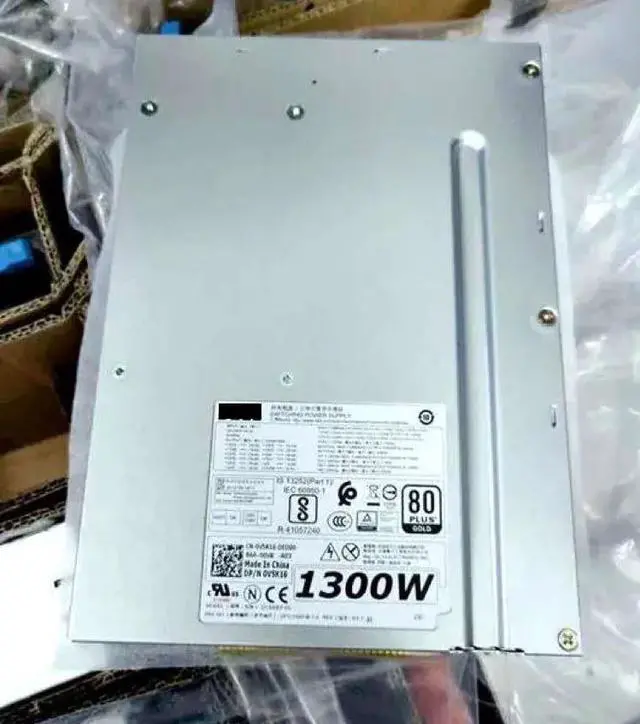 Alt view image 6 of 6 - 1300Watt Power Supply PSU For Precision T7610 T7810 T7910 V5K16 0V5K16 D1300EF-02