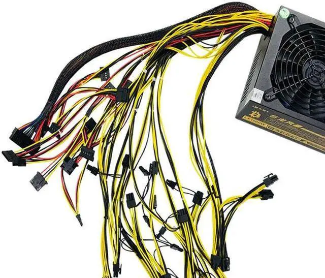Alt view image 3 of 4 - 2000W PSU Bitmain Dragon Storm LX2000W Multiple Channel Server Power Supply 16*(6+2Pin) For GPU Mining Rig