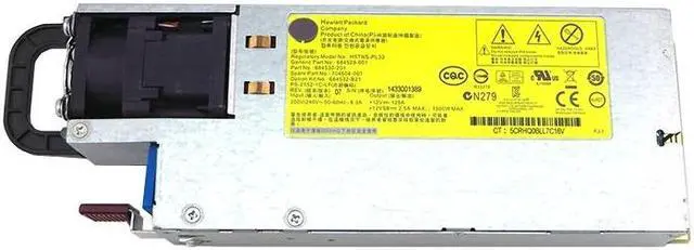 Alt view image 2 of 6 - 1500W Platinum PSU Server Power Supply For ProLiant DL580 DL560 G9 Servers 684529-001 704604-001 684532-B21 HSTNS-PL33