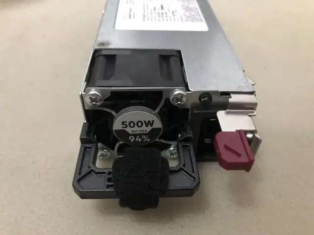 Alt view image 3 of 5 - 865398-001 866729-001 865399-201 865408-B21 Power Supply 500W Platinum For DL360 DL380 GEN10 Servers