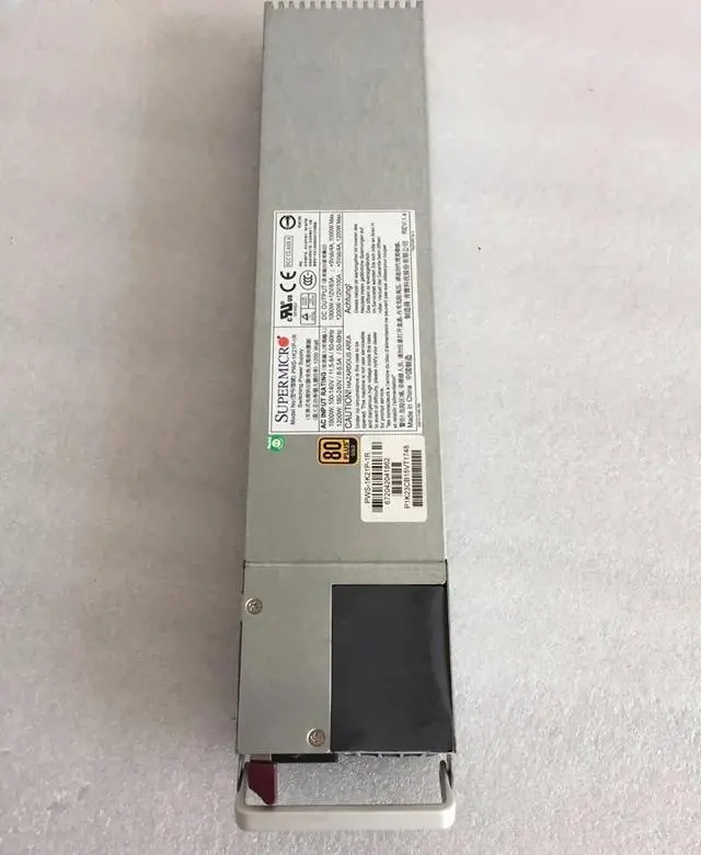 Alt view image 2 of 5 - PWS-1K21P-1R 1U Redundant Power Supply 1000W/1200W PSU 80 Plus Gold
