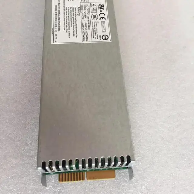 Alt view image 3 of 5 - PWS-1K21P-1R 1U Redundant Power Supply 1000W/1200W PSU 80 Plus Gold