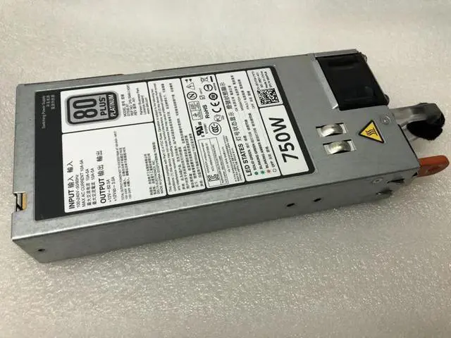 Alt view image 2 of 6 - For PowerEdge R520 R620 R720 R720XD R820 T320 T420 T620 750W Server Power Supply F750E-S0 D750E-S1 D750E-S0