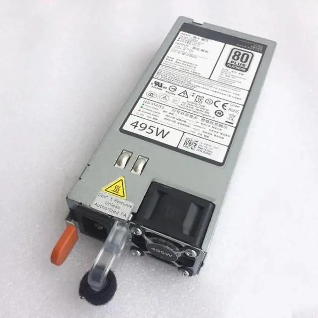 Alt view image 2 of 4 - For PowerEdge R720 R620 R520 T620 T720 Server Power Supply 495W N24MJ 3GHW3 0N24MJ 03GHW3