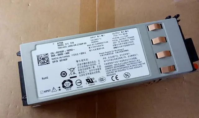 Alt view image 2 of 2 - For PowerEdge R805 700W Power Supply G193F YN055 Hot-plug Redundant PSU