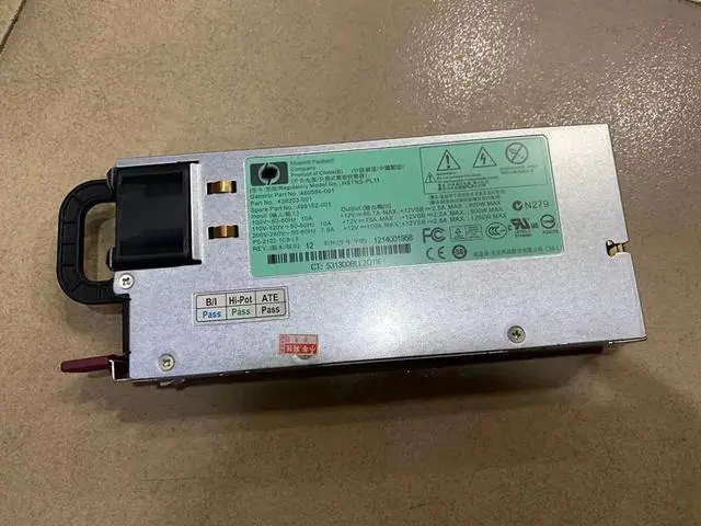 Alt view image 3 of 6 - For Proliant DL580 G6 G7 Server Power Supply 1200W Common Slot PSU HSTNS-PL11 498152-001 490594-001 438203-001