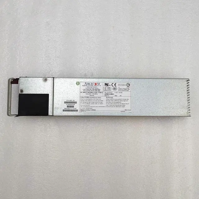 Alt view image 3 of 6 - For Supermicro PWS-801-1R 800W Power Supply Redundant Server PSU