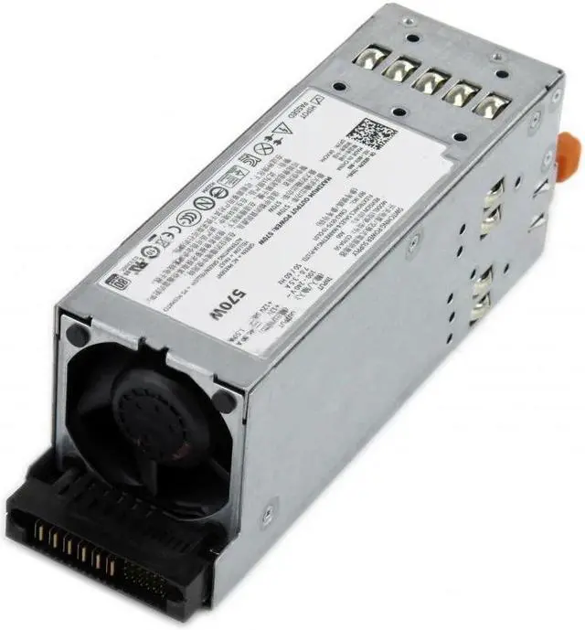 Alt view image 2 of 5 - For Poweredge T610 R710 Redundant 570W Power Supply C570A-S0 0RXCPH 0FU100 0VPR1M