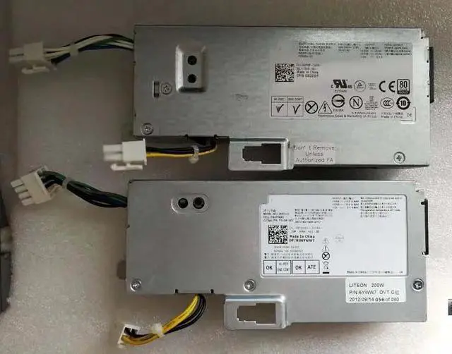 Alt view image 2 of 5 - 06YWW7 04GVWP For Optiplex 7010 9010 9020 780 790 990 USFF 200W Switching Power Supply PSU