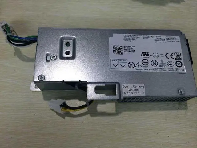 Alt view image 3 of 5 - 06YWW7 04GVWP For Optiplex 7010 9010 9020 780 790 990 USFF 200W Switching Power Supply PSU