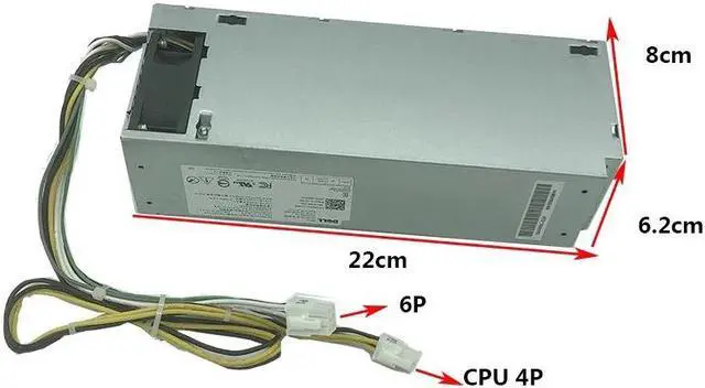 Alt view image 2 of 6 - For Inspiron 3470 Switching Power Supply PSU 200W 8C0JV 08C0JV H200NS-00
