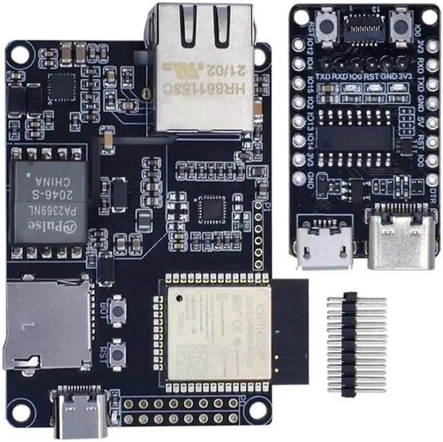 Alt view image 2 of 5 - Official Ethernet adapter T-INTERNET POE ESP32-WROVER-B LAN8720A, expansion board, programmable hardware(T-Internet-POE)