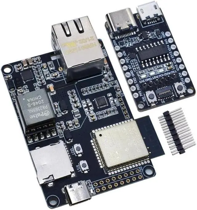 Alt view image 3 of 5 - Official Ethernet adapter T-INTERNET POE ESP32-WROVER-B LAN8720A, expansion board, programmable hardware(T-Internet-POE)