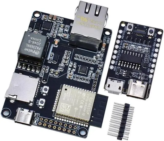 Alt view image 4 of 5 - Official Ethernet adapter T-INTERNET POE ESP32-WROVER-B LAN8720A, expansion board, programmable hardware(T-Internet-POE)